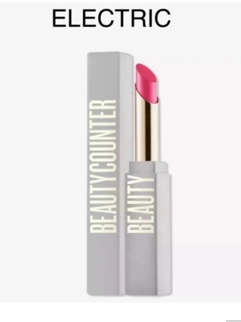 Beauty Counter Electric Lipstick,FUCHSIA Hot Pink Color,Very Sleek NIB